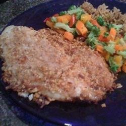Almond and Coconut Crusted Tilapia recipe