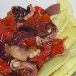 Octapodi Kokkinisto (Greek Octopus in Tomato Sauce) recipe