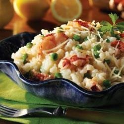 Lobster Risotto with Peas recipe