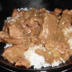 Slow Cooker Beef Tips and Rice recipe