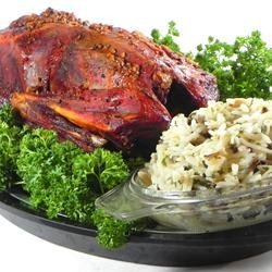 Buckshot Duck with Wild and Brown Rice Stuffing recipe