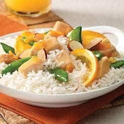 Yummy Orange Chicken and Rice recipe