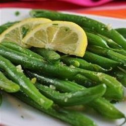 Lemon-Parsley Green Beans recipe