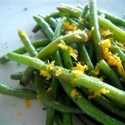 Green Beans With Orange Olive Oil recipe