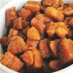Brandied Candied Sweet Potatoes recipe