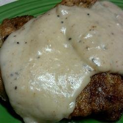 Country Fried Steaks with Sweet Onion Gravy recipe