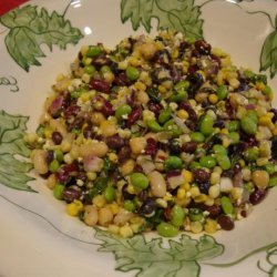 Southwest Four Bean Salad Supreme recipe