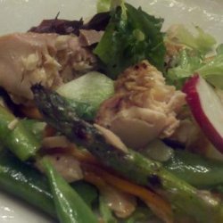 Salmon Salad With Bright Spring Vegetables recipe