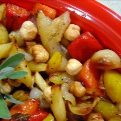 Honey Roasted Vegetables With Macadamia Nuts recipe