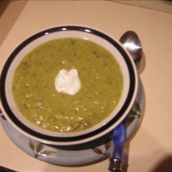 Leek and Petite Pea Soup recipe