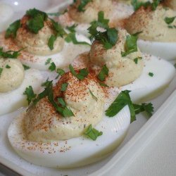 Guilt- and Yoke-Free Curried Deviled Eggs recipe