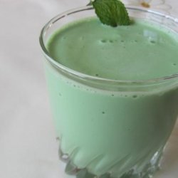 Zen Green Tea Shake With Mint and St-Germain Liqueur recipe