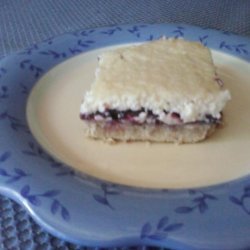 Blueberry Cheesecake Bars (Shortbread Crust) recipe