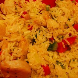 Summer Chicken and Rice Salad With Terragon Dressing recipe