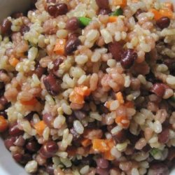 Adzuki Bean, Brown Rice Barley Salad recipe