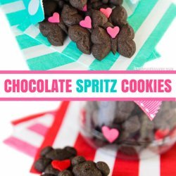 Chocolate Spritz Cookies recipe