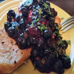 Copper River King Salmon With Berry-Ginger Salsa recipe