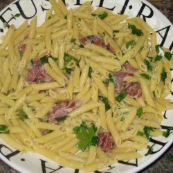 Penne With Prosciutto in Butter Sauce recipe