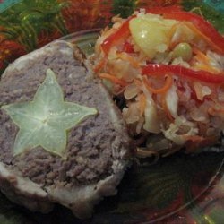Meatloaf With Pork & Star Fruit recipe