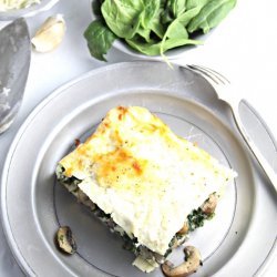 Spinach and Mushroom Lasagna recipe