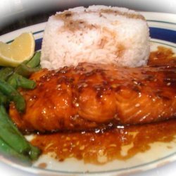 Spicy Salmon Teriyaki With Sesame Oil recipe