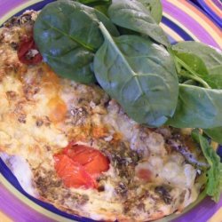Tomato, Zucchini & Oregano Slice (21 Day Wonder Diet: Day 20 recipe