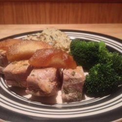 Weight Watchers Maple-Mustard Pork Tenderloin With Caramelized recipe