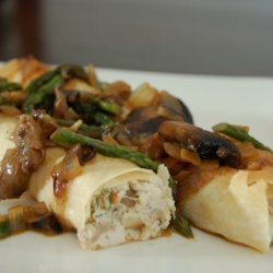 Chicken and Asparagus Crepes recipe