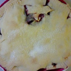 Sour Cream Plum Pie recipe