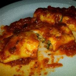 Meat and Spinach Ravioli Filling recipe