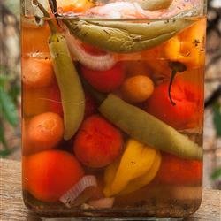 Pickled Jalapenos and Carrots recipe