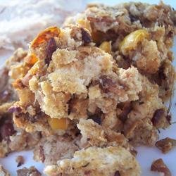 Bacon and Bourbon Thanksgiving Stuffing recipe