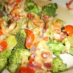 Broccoli and Tomato Bake recipe