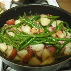 Country Style Green Beans with Red Potatoes recipe