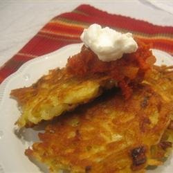 Mexican Potato Pancakes recipe