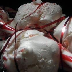 Chocolate Chip Candy Cane Meringue Cookies recipe
