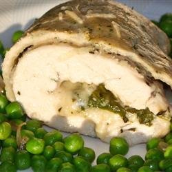 Stuffed Chicken with Pastry Crust recipe
