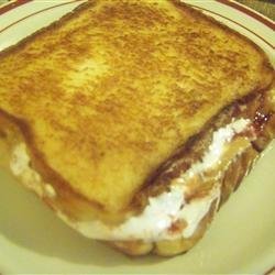 Gooey Toasted PB and J's recipe