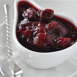 Dried Cherry and Cranberry Sauce recipe