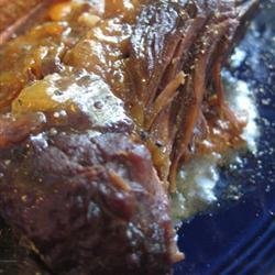 Slow Cooker Buffalo Brisket recipe