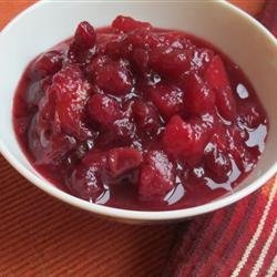 Spicy Quince and Cranberry Chutney recipe