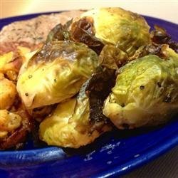 Duck Fat-Roasted Brussels Sprouts recipe