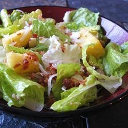 Tropical Salad with Pineapple Vinaigrette recipe