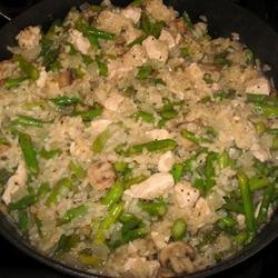 Risotto with Chicken and Asparagus recipe