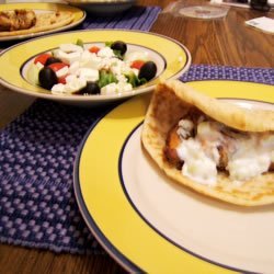 Greek Chicken Pitas recipe
