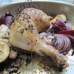 Roast Chicken With Lemon, Garlic & Thyme recipe