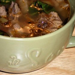 Dilled Vegetable-Beef Soup recipe