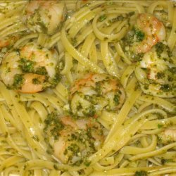 Shrimp Scampi Verde Pasta recipe