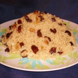 Mesfouf Qsentena - Sweet Couscous With Dates & Nuts recipe