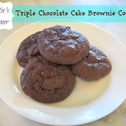 Triple Chocolate Brownie Cake recipe
